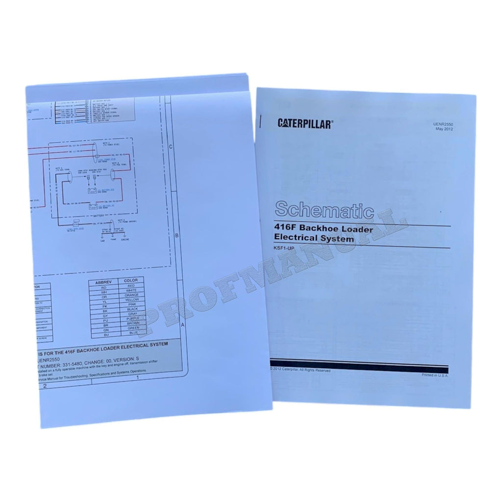 Caterpillar 416F 420F 420F Backhoe Loader Full Service Manual