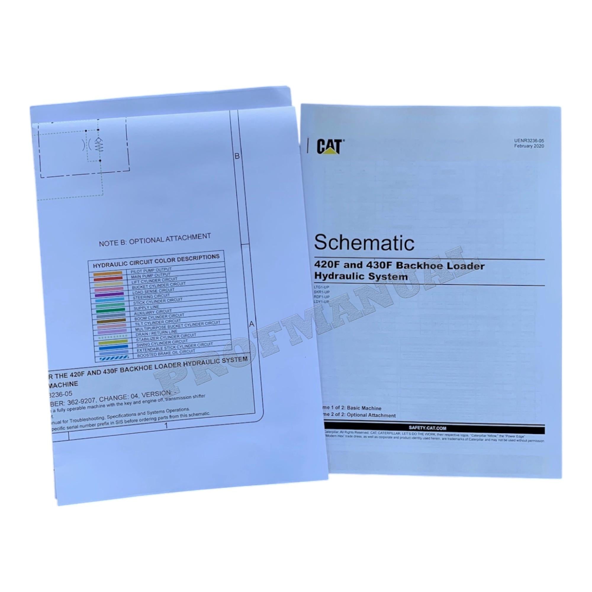 Caterpillar 416F 420F 420F Backhoe Loader Full Service Manual