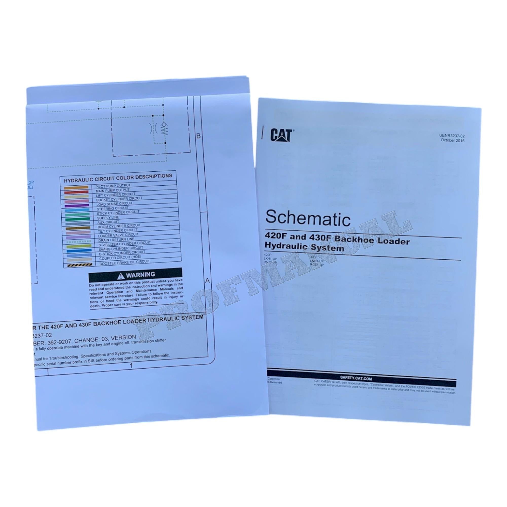 Caterpillar 416F 420F 420F Backhoe Loader Full Service Manual