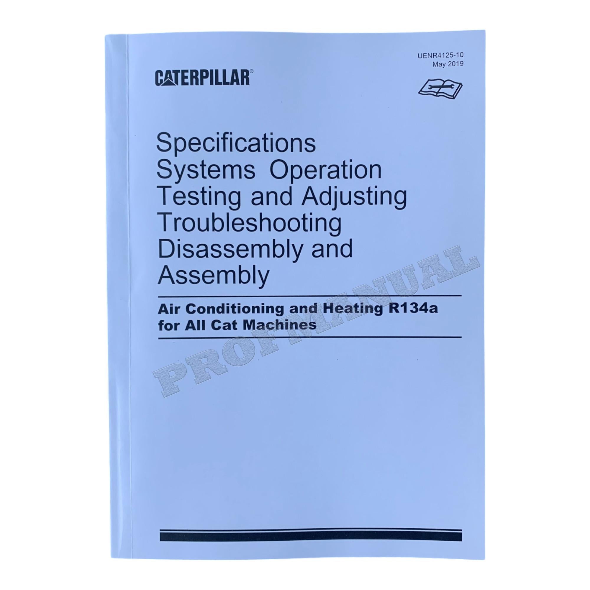 Manual de servicio completo del tractor de cadenas Caterpillar D8T *Enviar número de serie