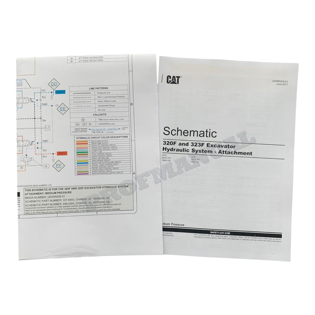 Caterpillar 323F SA EXCAVATOR Full Service Manual SN FA21-UP *Send serial number