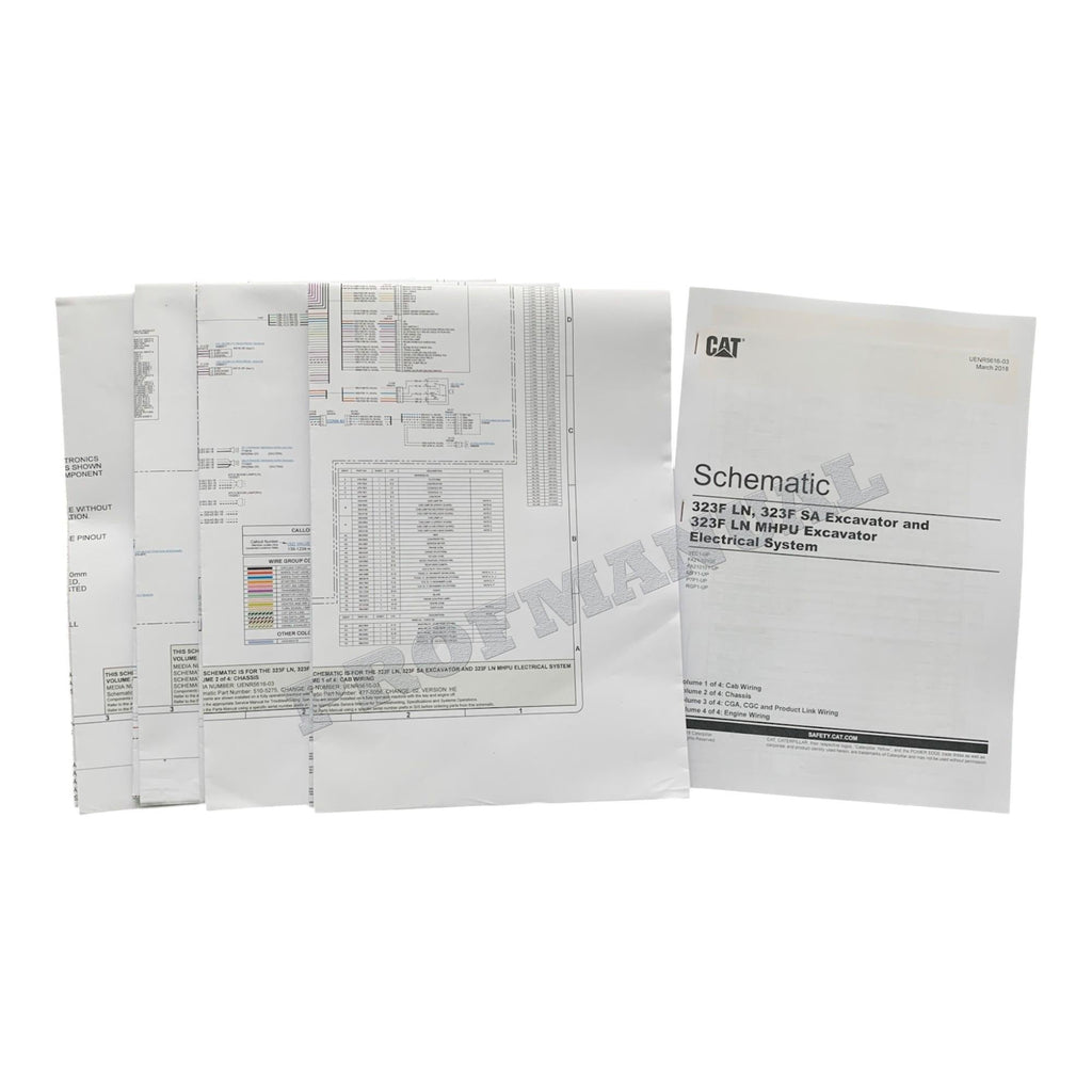Caterpillar 323F SA EXCAVATOR Full Service Manual SN FA21-UP *Send serial number