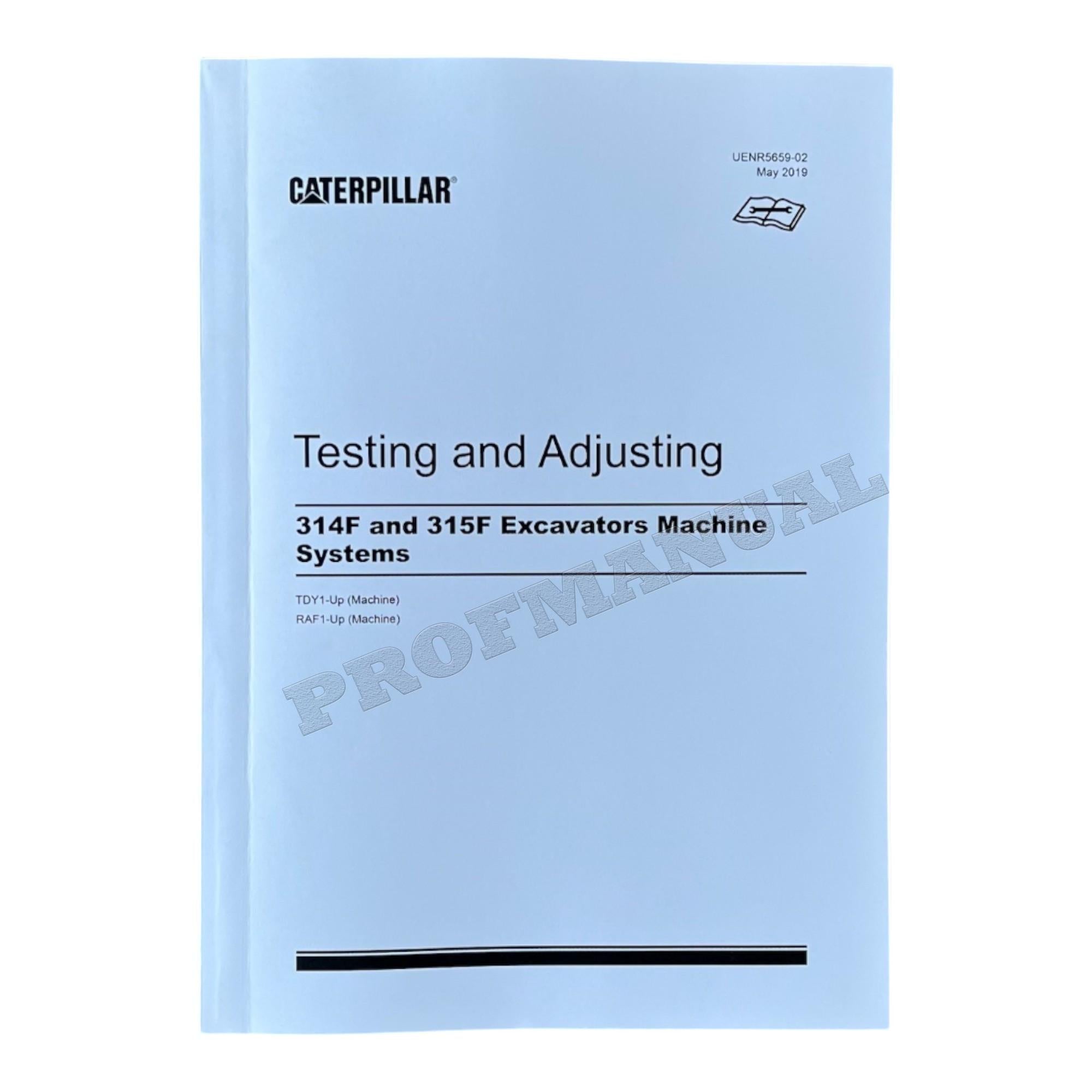 Caterpillar 315 315 L Excavator Full Service Manual *Send serial number
