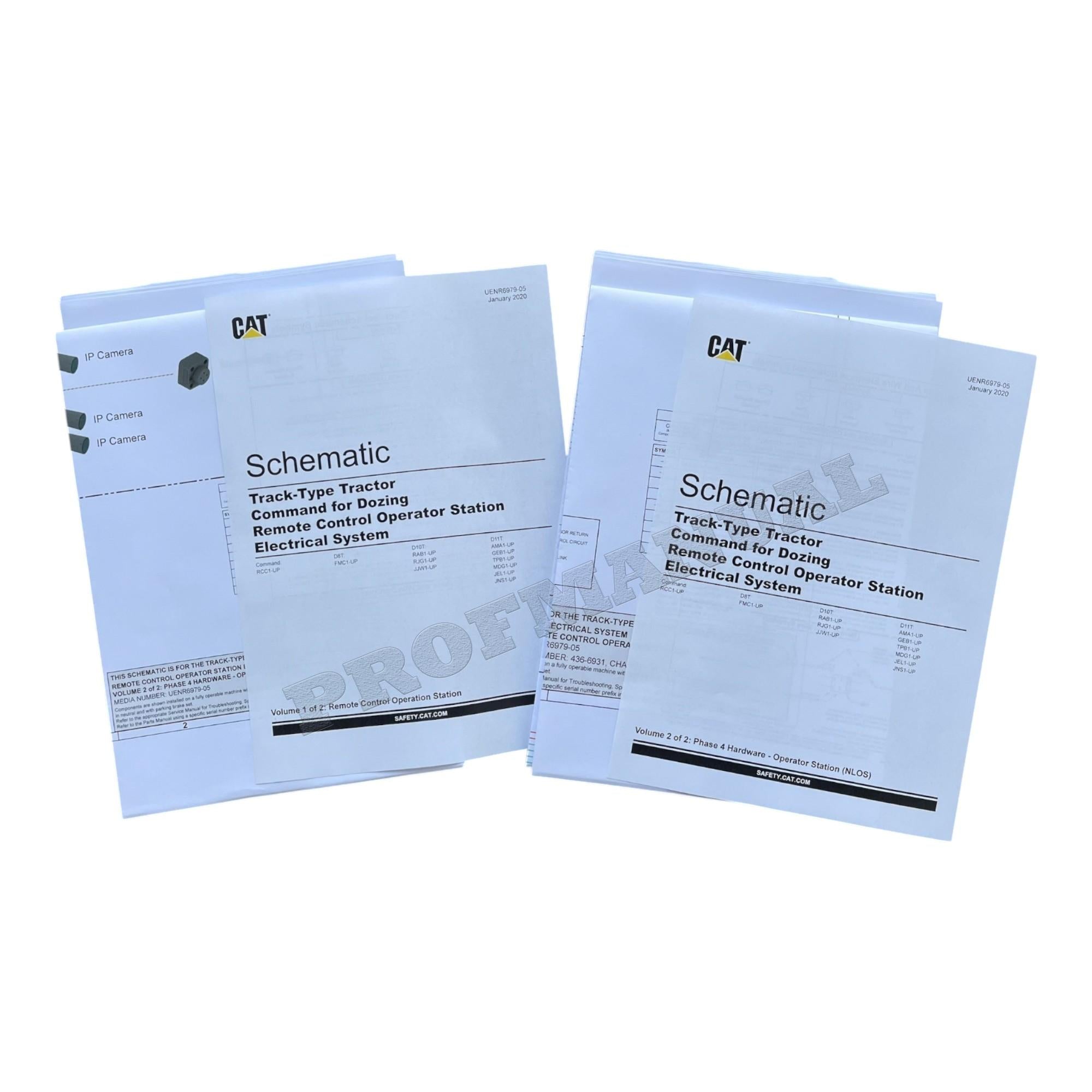 Manual de servicio completo del tractor de cadenas Caterpillar D11T *Enviar número de serie