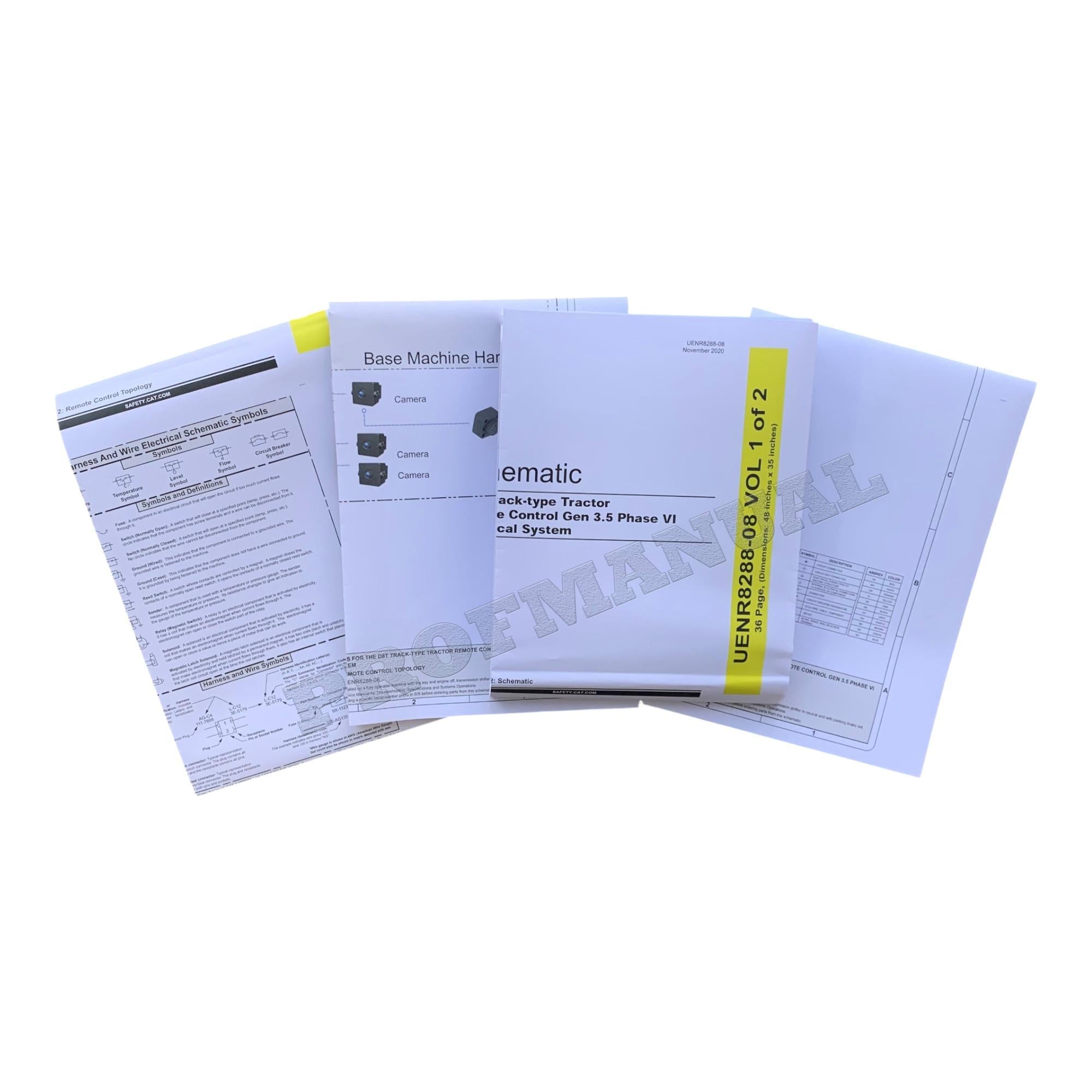 Manual de servicio completo del tractor de cadenas Caterpillar D8T *Enviar número de serie