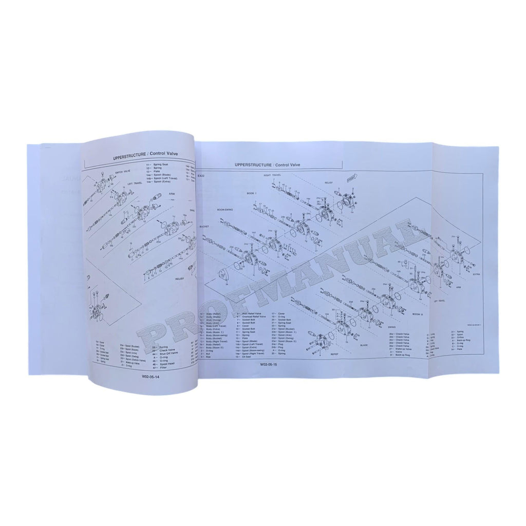 Hitachi EX8 EX12 EX15 EX22 EX30 Excavator Workshop Repair Service manual