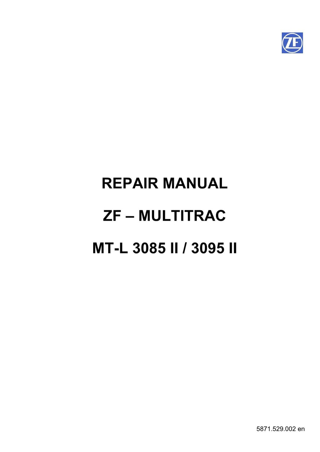 Hitachi Axle Wheel Loader Workshop Manual