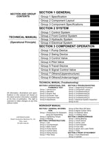 HITACHI ZX130LCN ZX125US Excavator Operational Principle Technical Manual