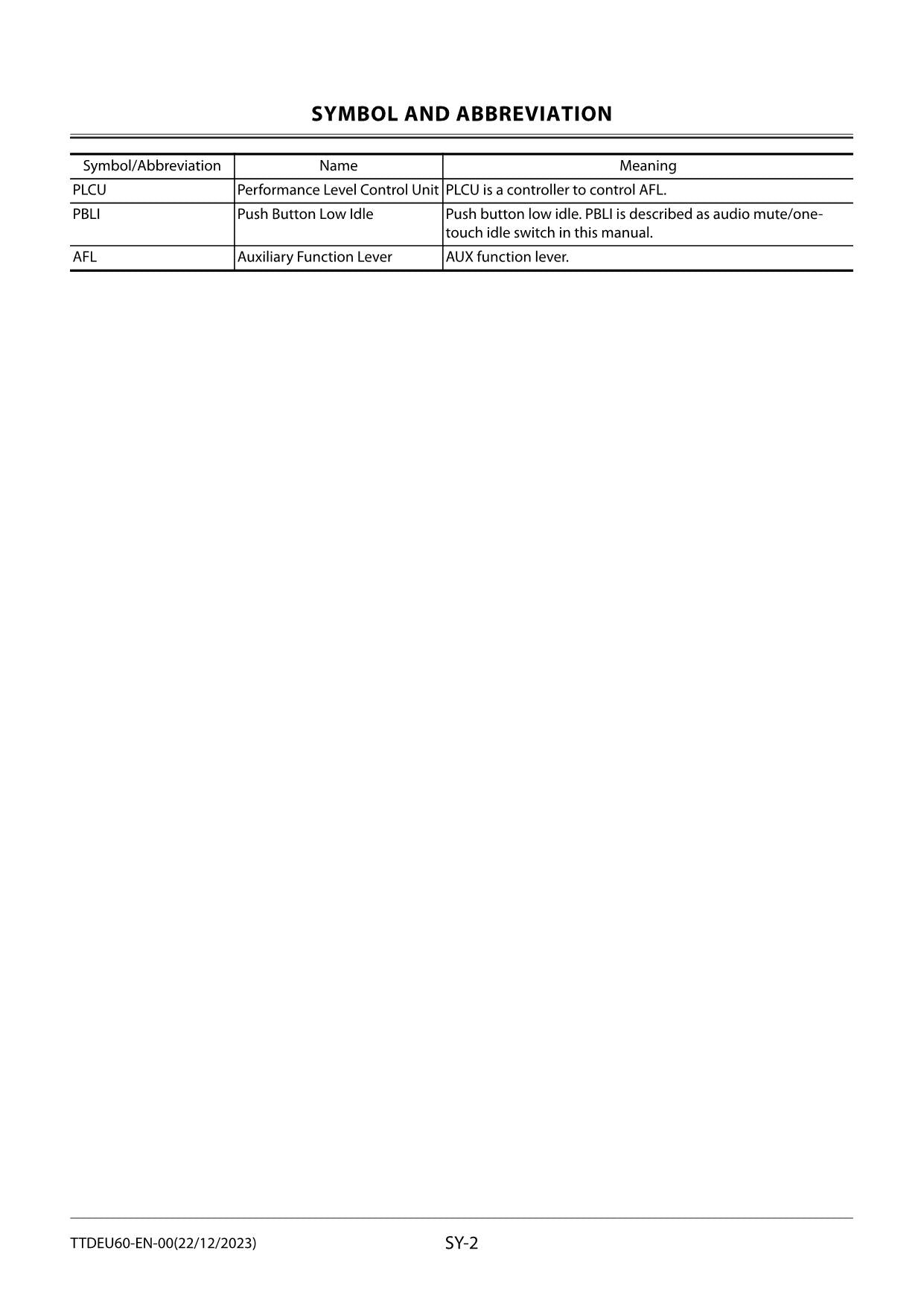 HITACHI ZAXIS ZX85USB-7 Excavator Troubleshooting Technical Manual TTDEU60-EN-00