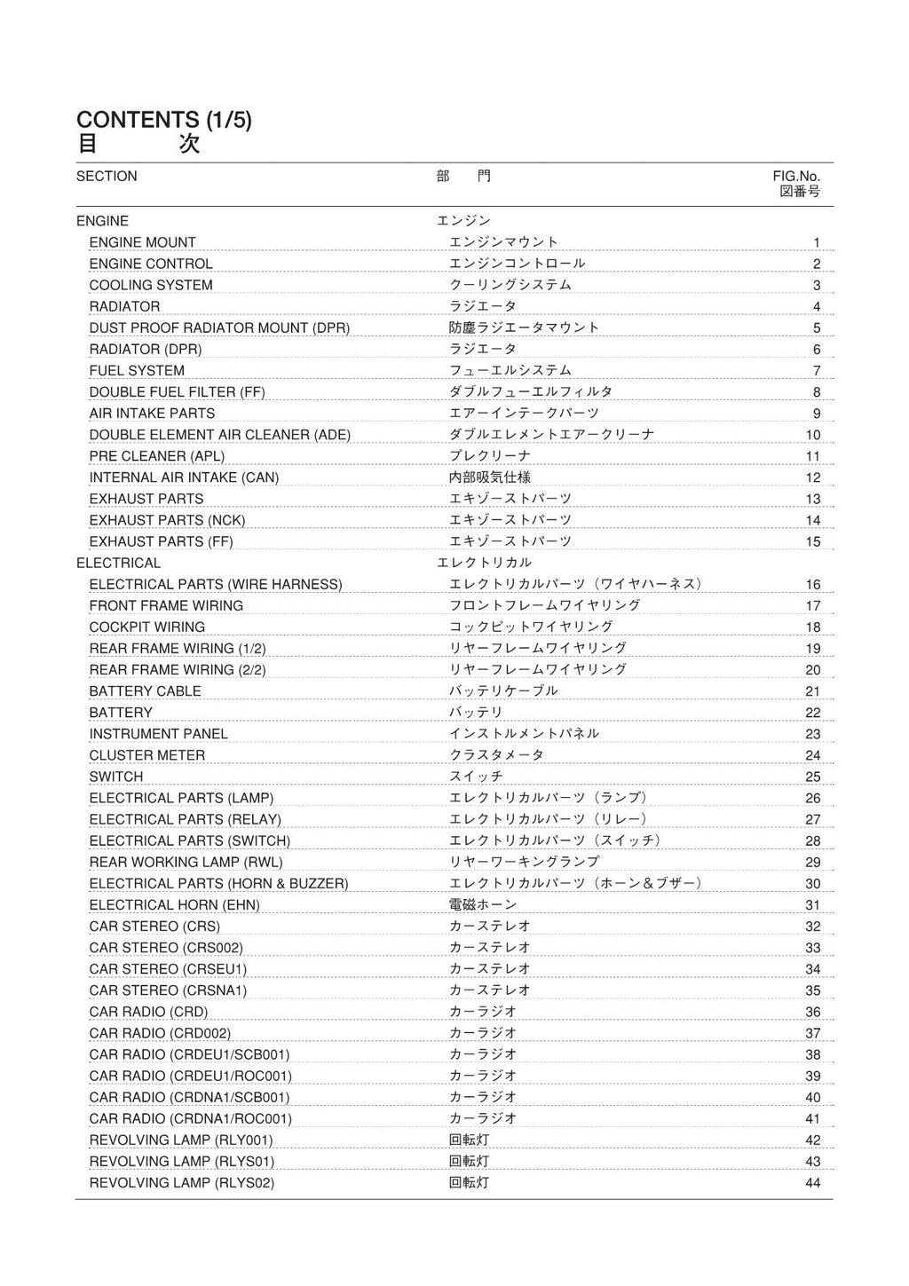 Hitachi LX70HD-7 Wheel Loader Parts Catalog Manual SN 000101-up