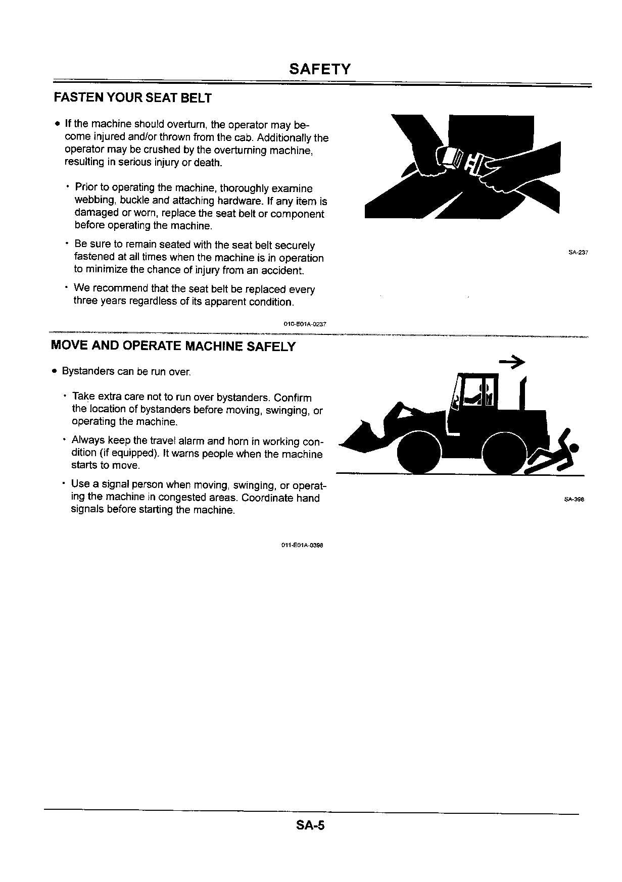 Hitachi LX70-5 LX80-5 Wheel Loader Workshop Manual
