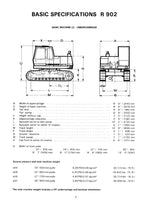 Liebherr R902 Excavator Operators manual serial 1000