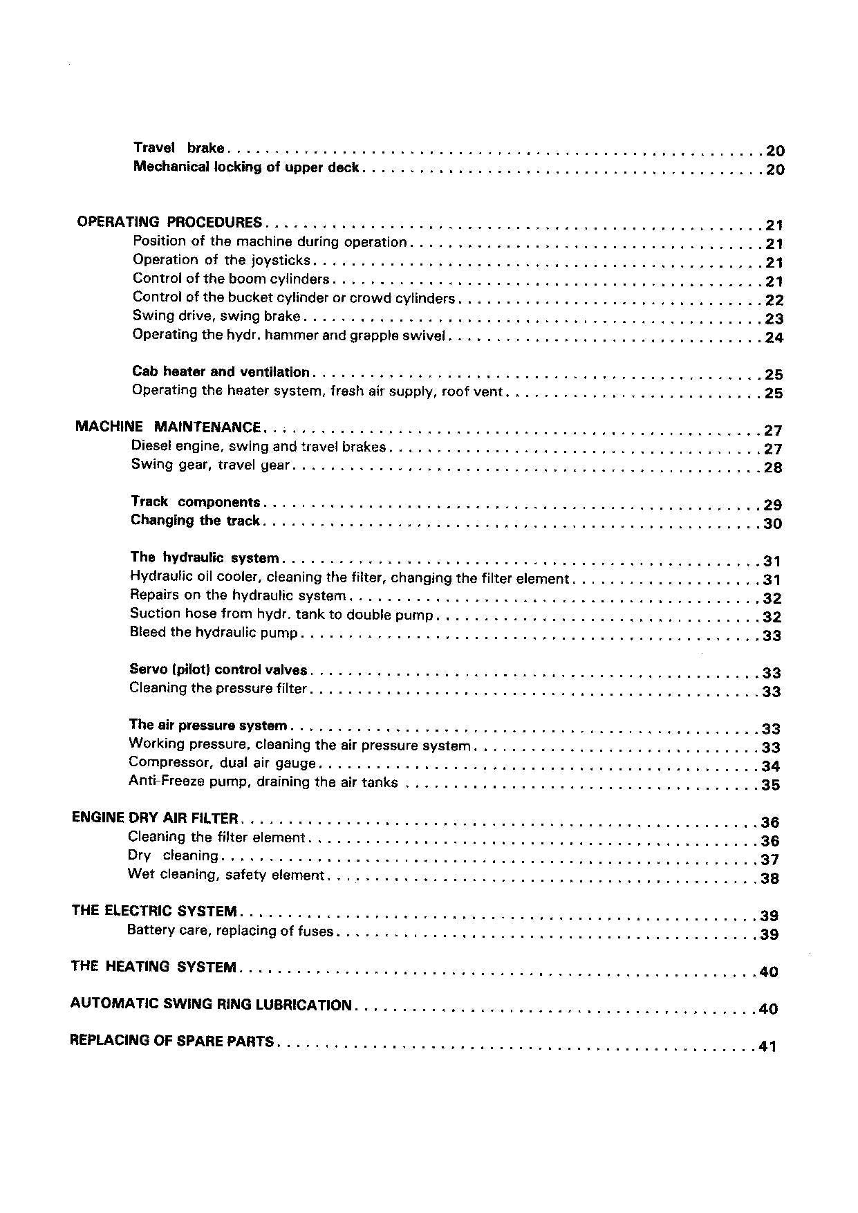 Liebherr R902 HD Kurzheck Excavator Operators manual