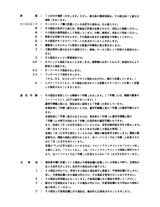 Manual del catálogo de piezas de la excavadora Hitachi EX200 EX200LC