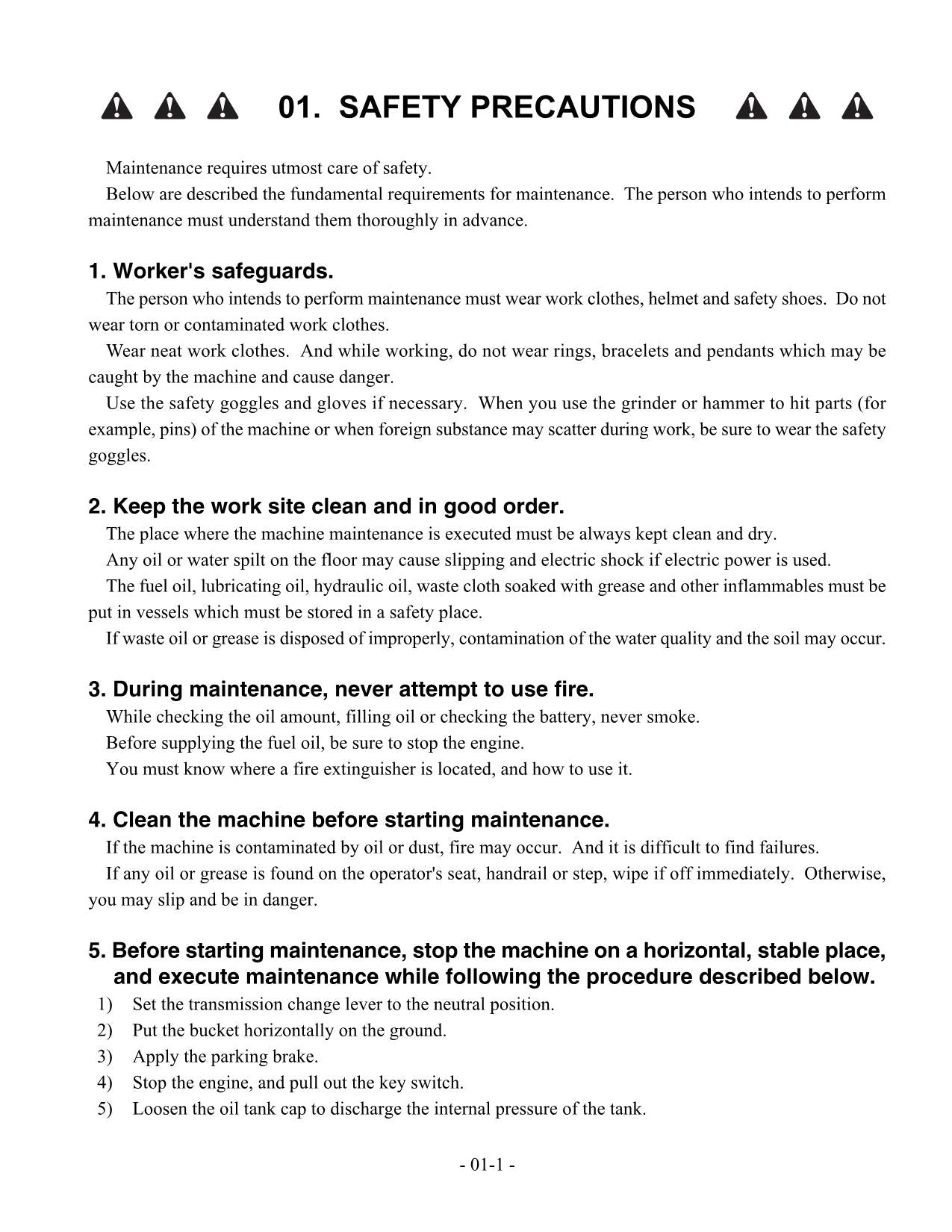 Hitachi LX70-7 LX80-7 Wheel Loader Workshop Manual SN 02101-up 01101-up