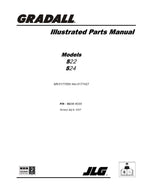 GRADALL JLG 522 524 Telehandler Parts Catalog Manual