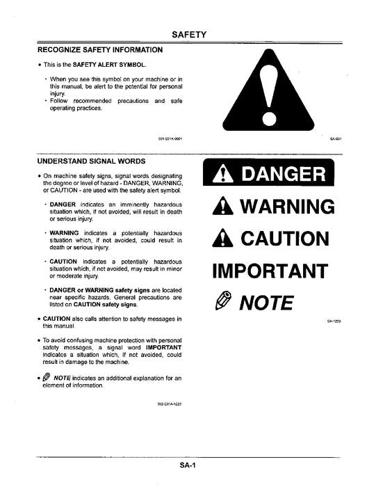 HITACHI EX55UR-3 EXCAVATOR SERVICE MANUAL