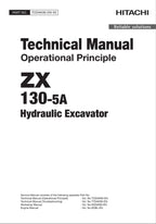 HITACHI ZAXIS ZX130-5A Excavator Operational Principle Technical Manual