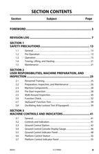 Manual del operador de mantenimiento y operación del elevador de pluma JLG 800AJ 31219064