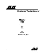 Manual del catálogo de piezas del manipulador telescópico JLG 742 31211535