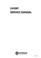 HITACHI UH061 Excavator Service Manual