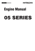 Hitachi ZX30 ZX30UR ZX35 ZX40UR ZX40UR-3 ZW20 ZW20L VR308 Engine Service manual