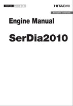 Hitachi SerDia2010 Wheel Loader Engine Manual