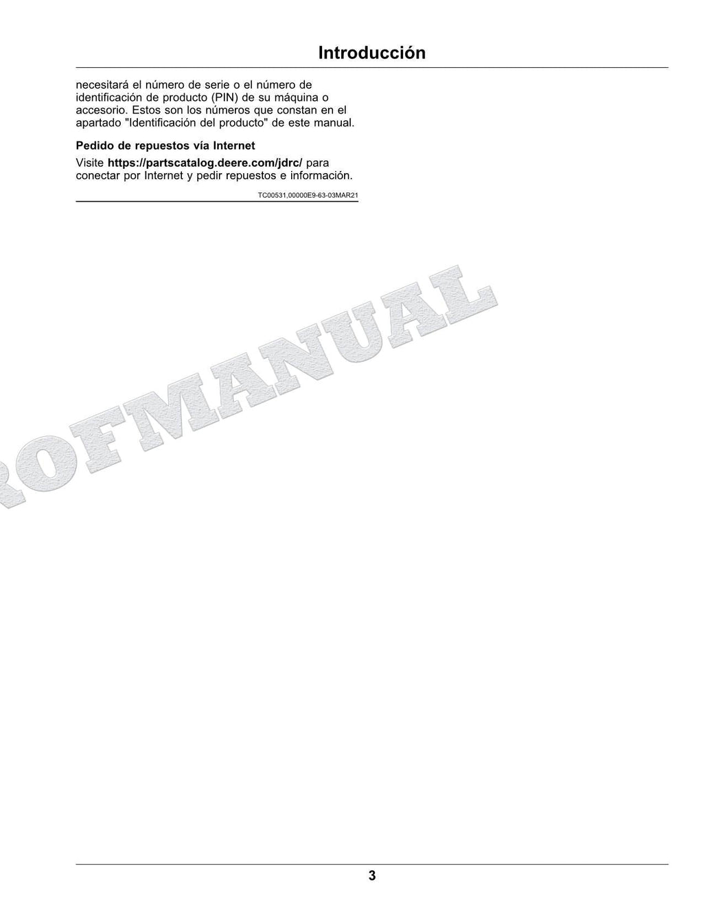 John Deere XUV825M S4 cocodrilo Manual del Operador Español SN 050001-070000