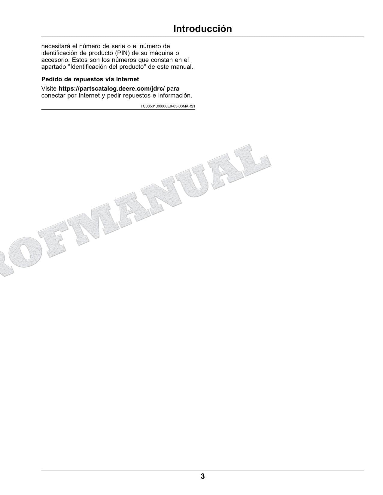 John Deere XUV825M S4 cocodrilo Manual del Operador Español SN 050001-070000