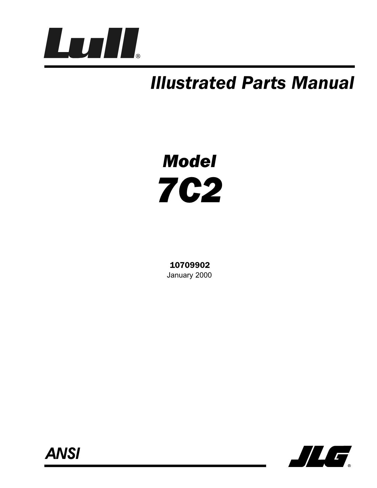 LULL 7C2 Telehandler Parts Catalog Manual