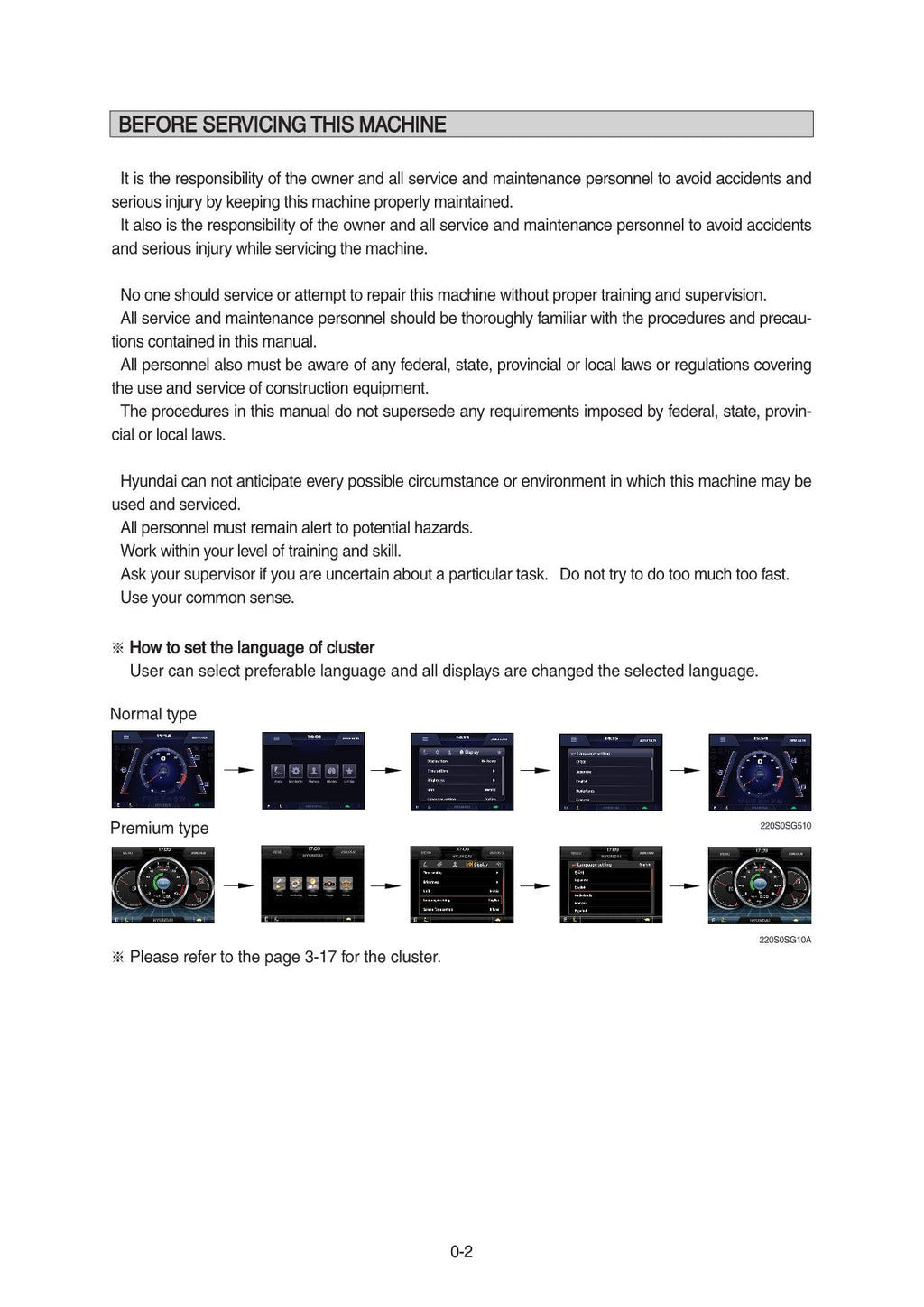 Hyundai HX340HD CRAWLER EXCAVATOR Operators Maintenance Manual