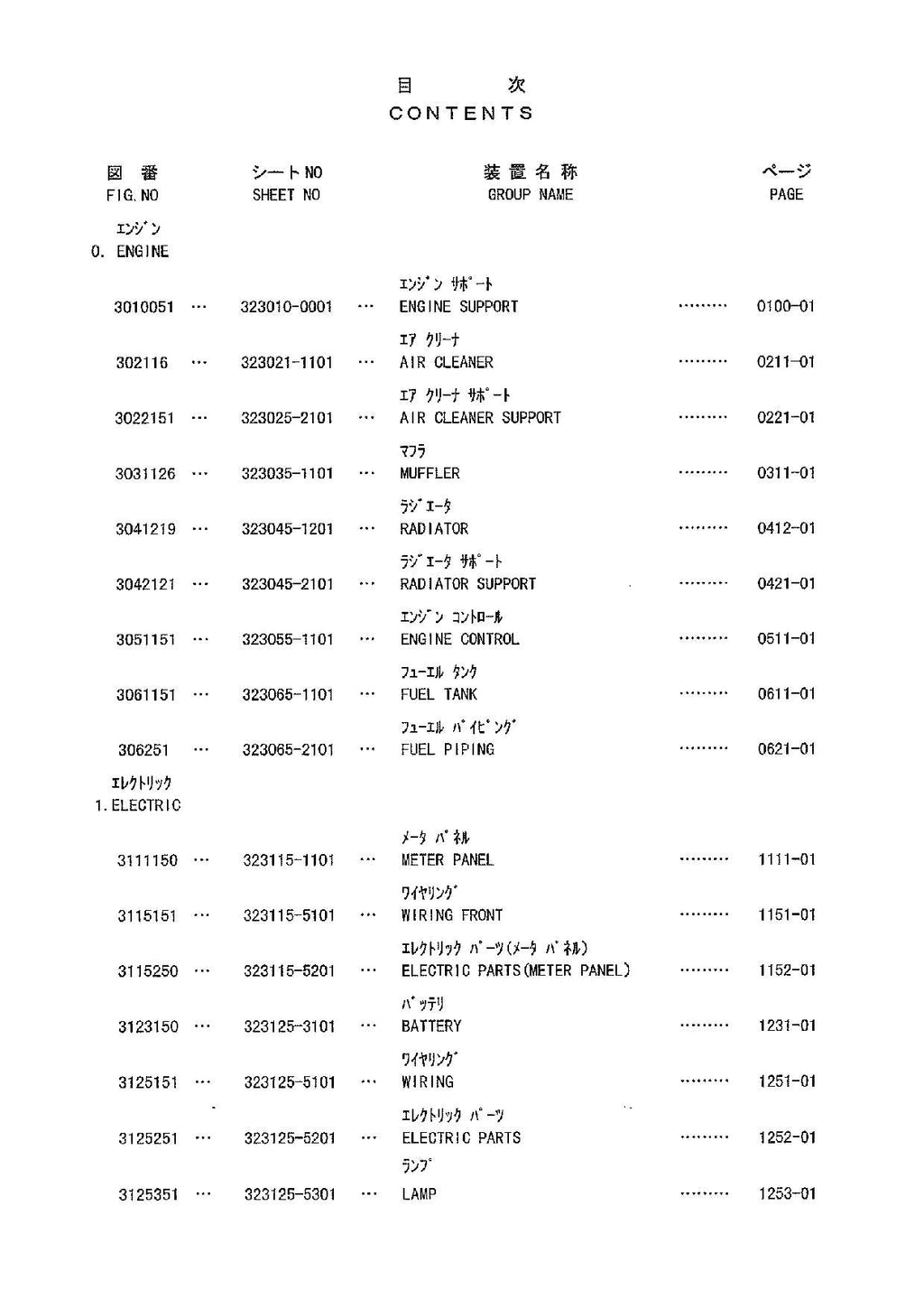 Hitachi SL302 Wheel Loader Parts Catalog Manual SN all