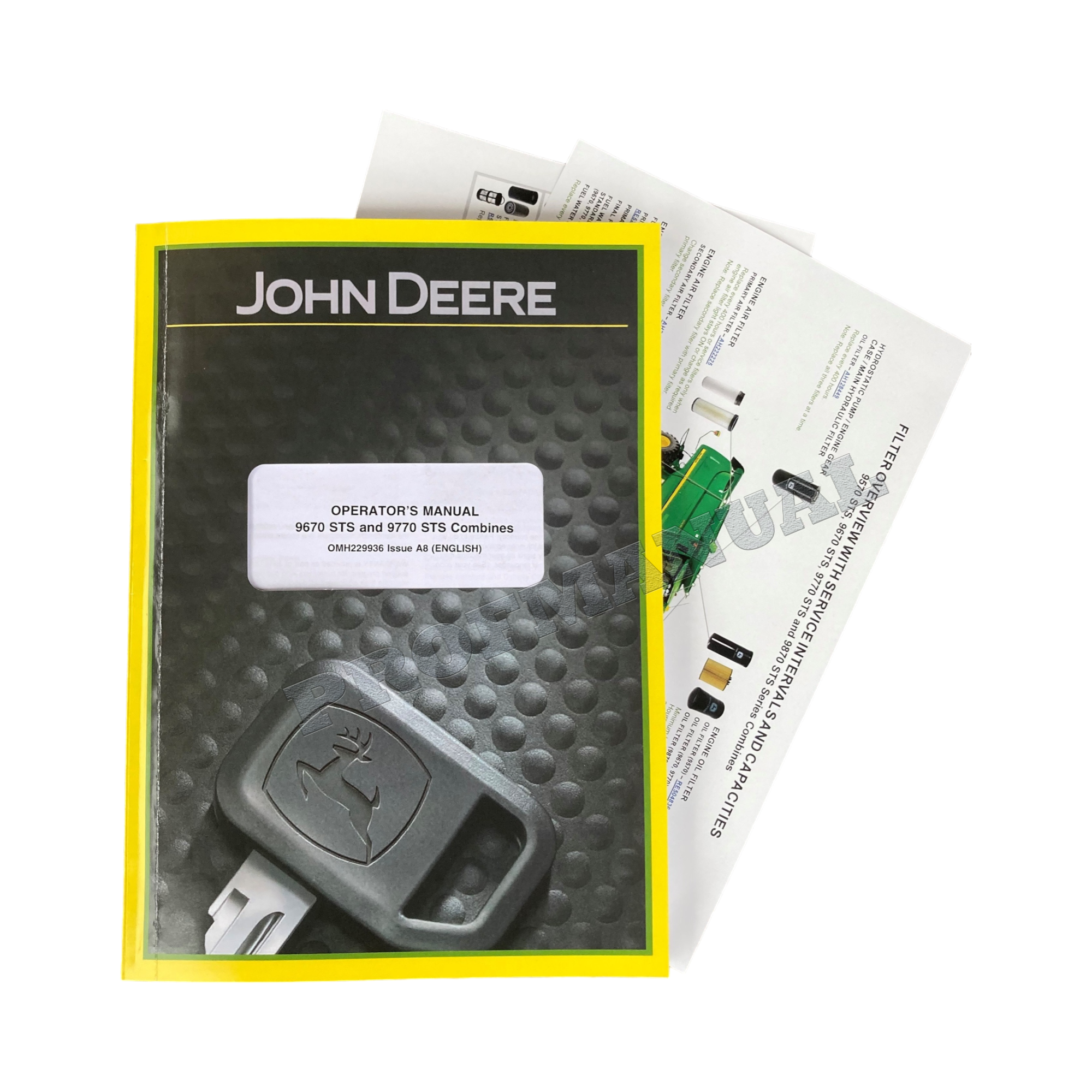 JOHN DEERE 9670 9770 STS MANUAL DEL OPERADOR DE LA COSECHADORA + ¡BONIFICACIÓN! 