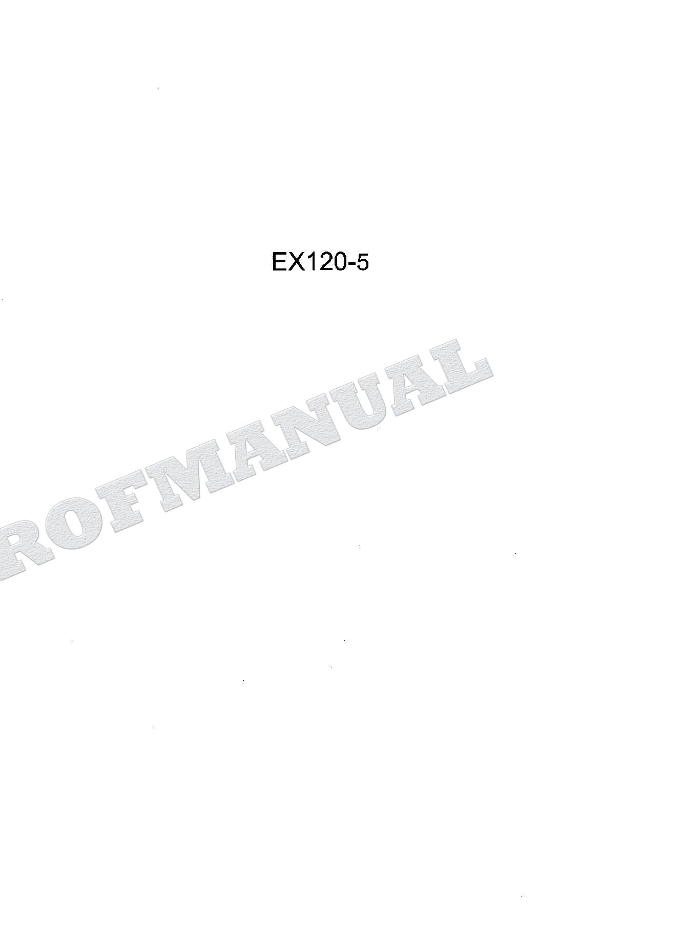 HITACHI EX200LV-5 EX200-5X EX200-5E Lifting Magnt Excavator Parts Catalog Manual