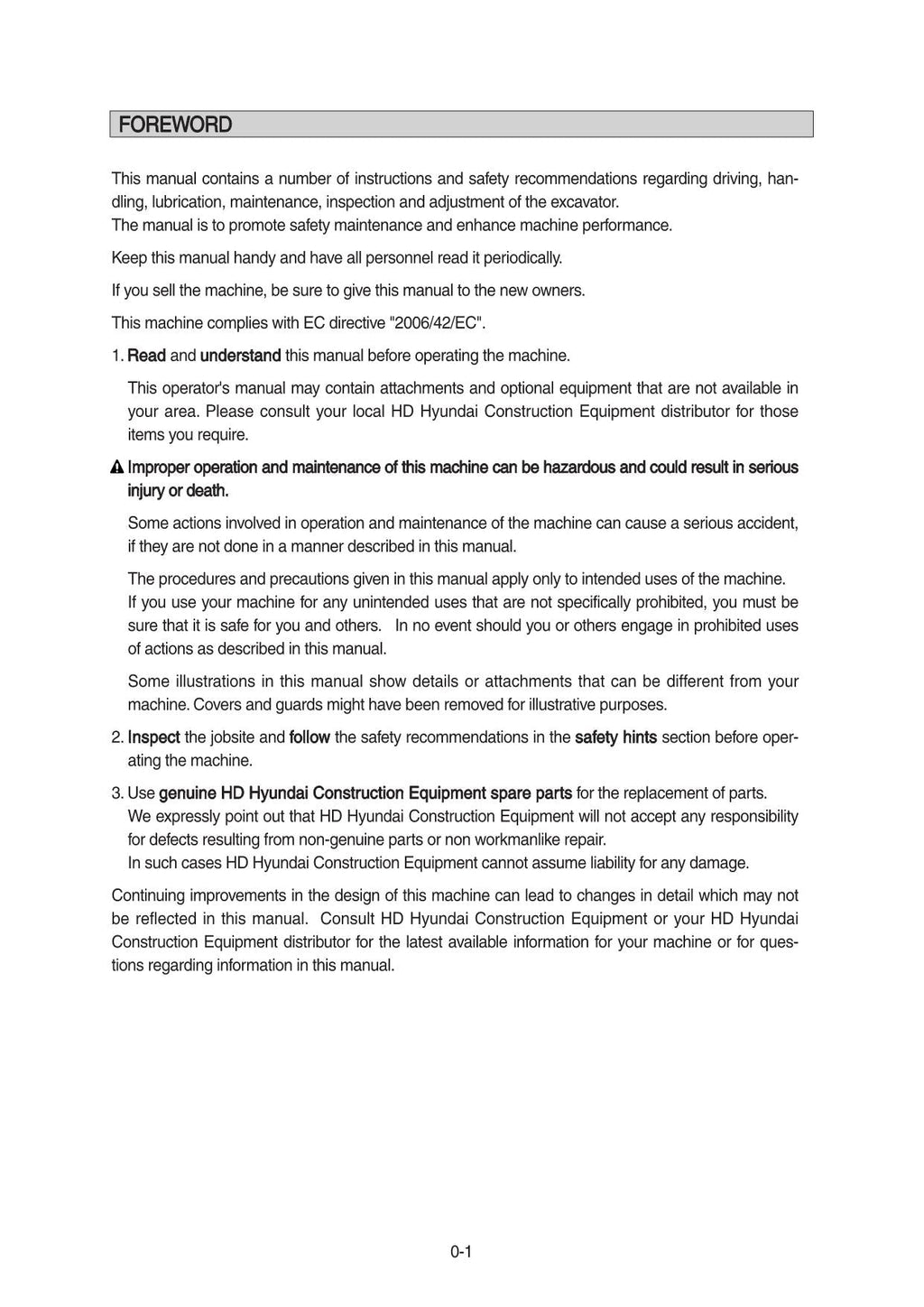 Hyundai HX160 L CRAWLER EXCAVATOR Operators Maintenance Manual