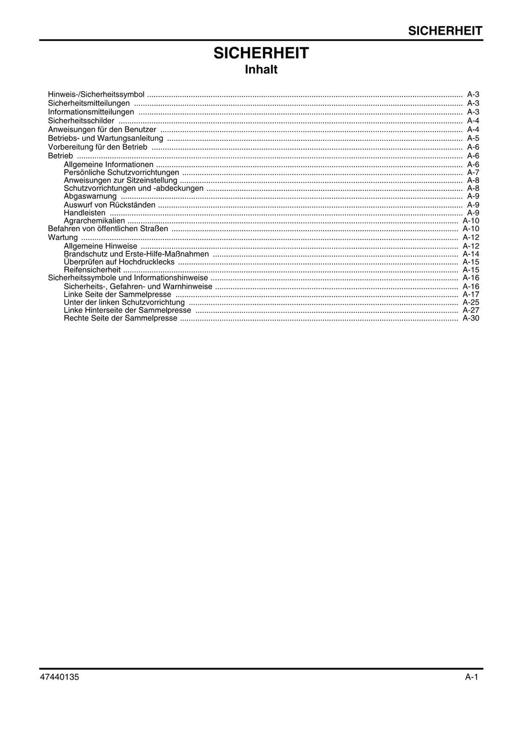 New Holland BB9090 Quaderballenpresse Betriebsanleitung 47440135