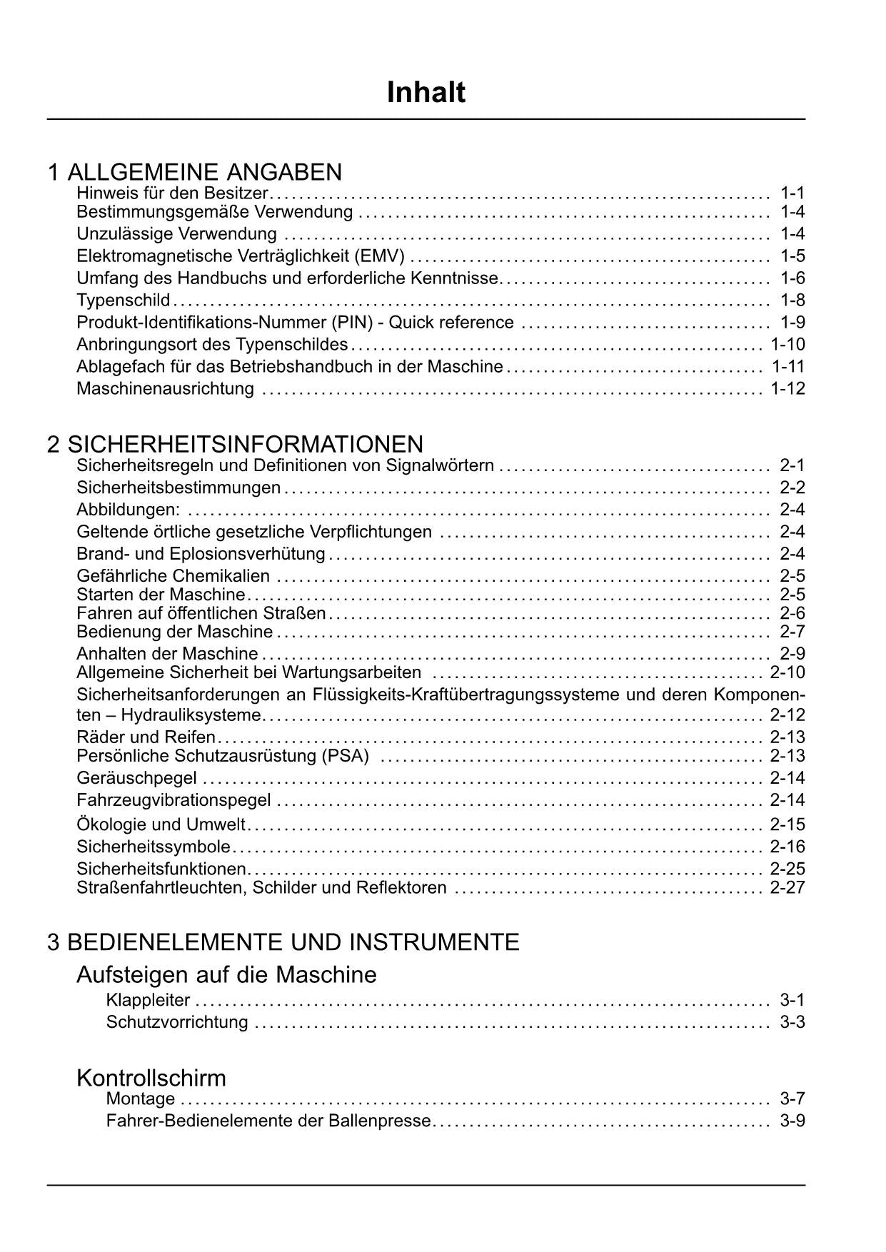 New Holland Roll Bar 120 150 Utility Rundballenpresse Betriebsanleitung