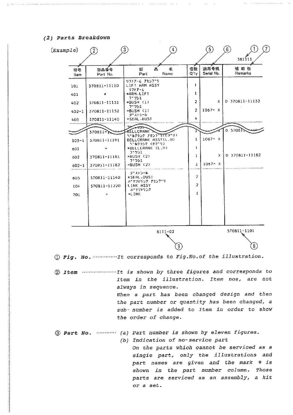 Hitachi FL345-1 Wheel Loader Parts Catalog Manual SN all