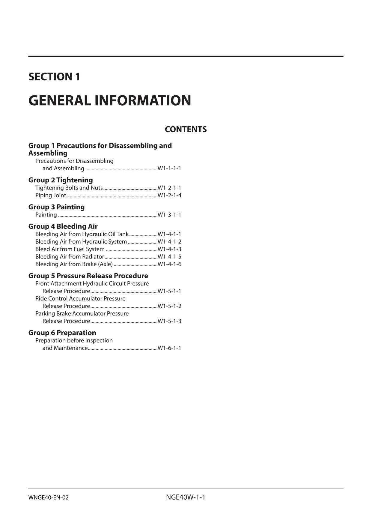 Hitachi ZW330-6 Wheel Loader Workshop Manual