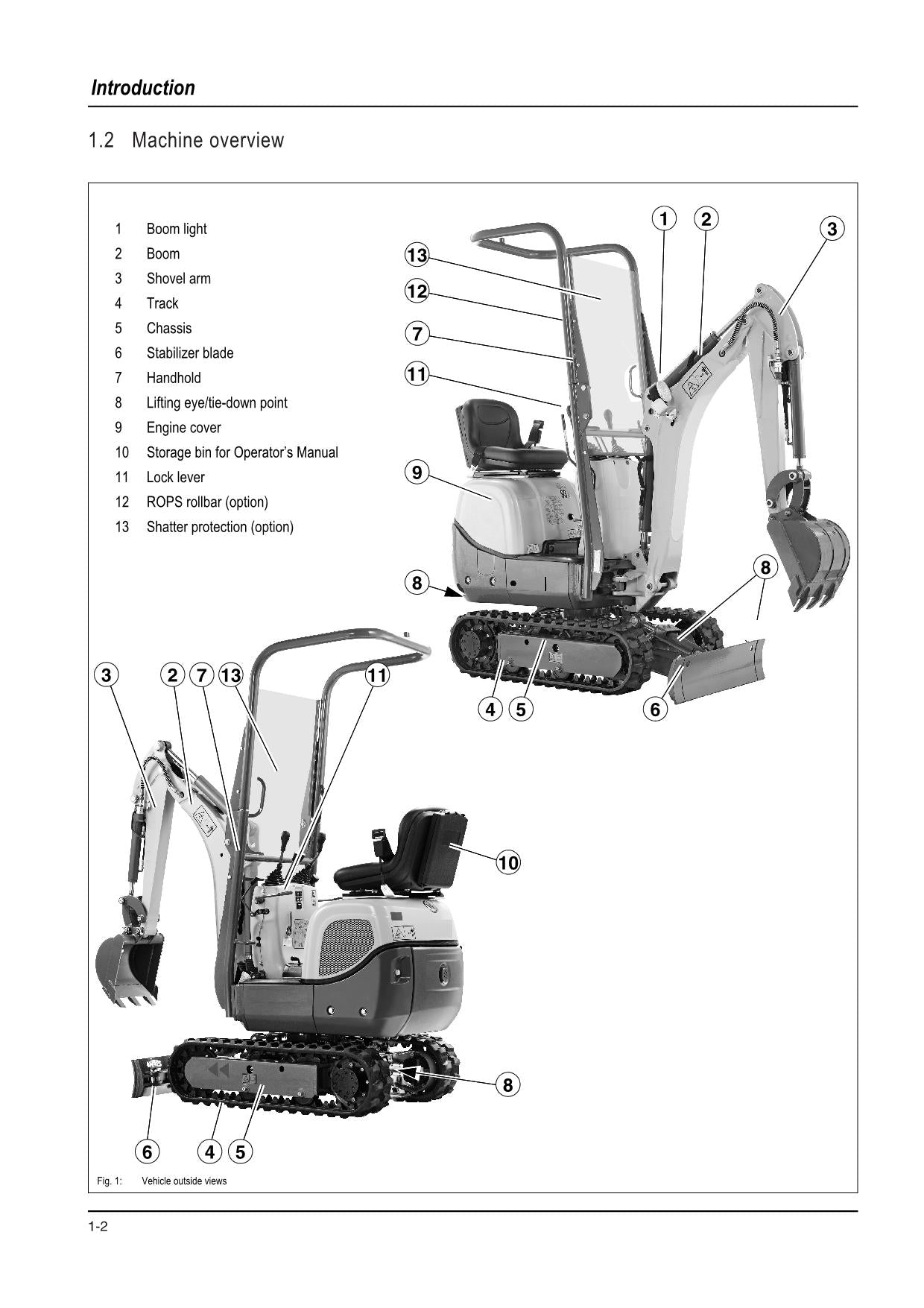 Hyundai HX10A CRAWLER EXCAVATOR Operators Maintenance Manual