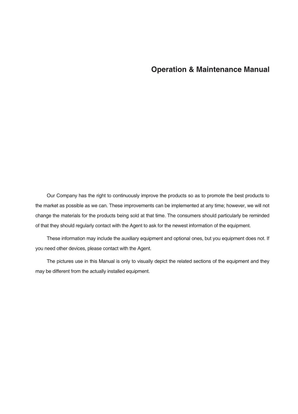 Hyundai HL667VL WHEEL LOADER Operators Maintenance Manual