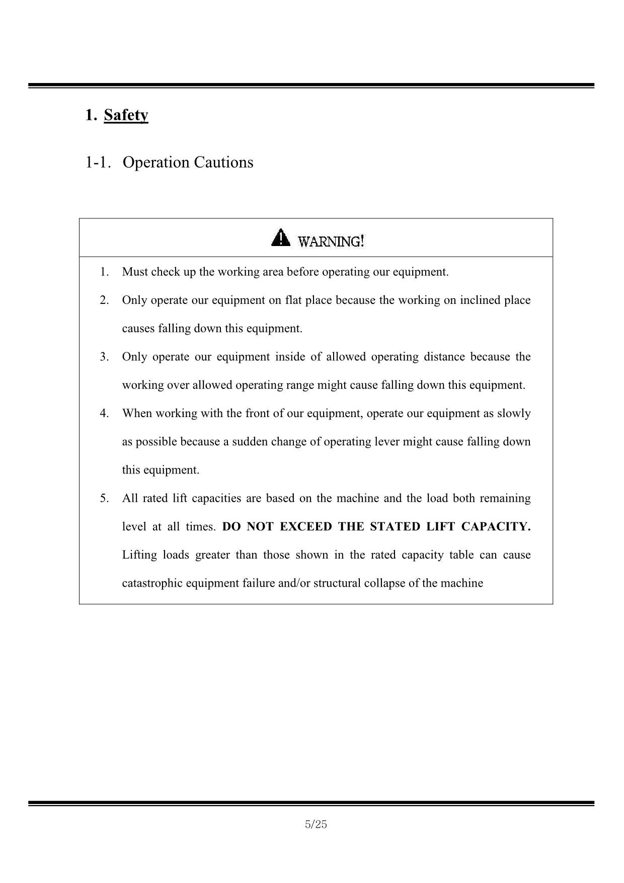 Hyundai HW250 MH WHEELED EXCAVATOR Operators Maintenance Manual