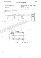 HITACHI UH122 Excavator Repair Service manual Specification