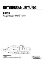 New Holland E485B Bagger Betriebsanleitung