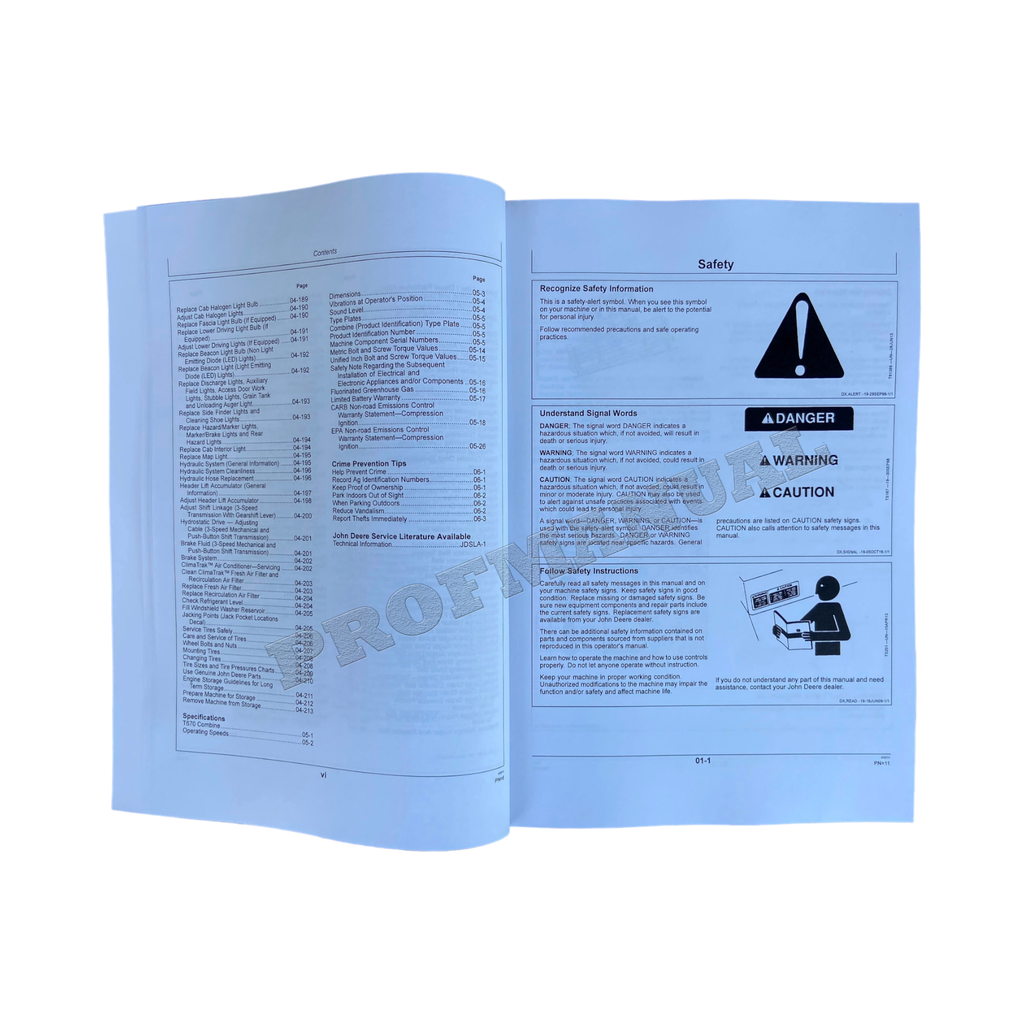 MANUAL DEL OPERADOR DE LA COSECHADORA JOHN DEERE T670 N.° 2