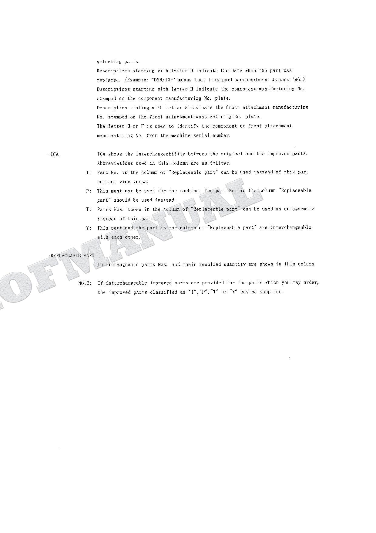 HITACHI EX75UR-3 Excavator Parts Catalog Manual SN 010001-