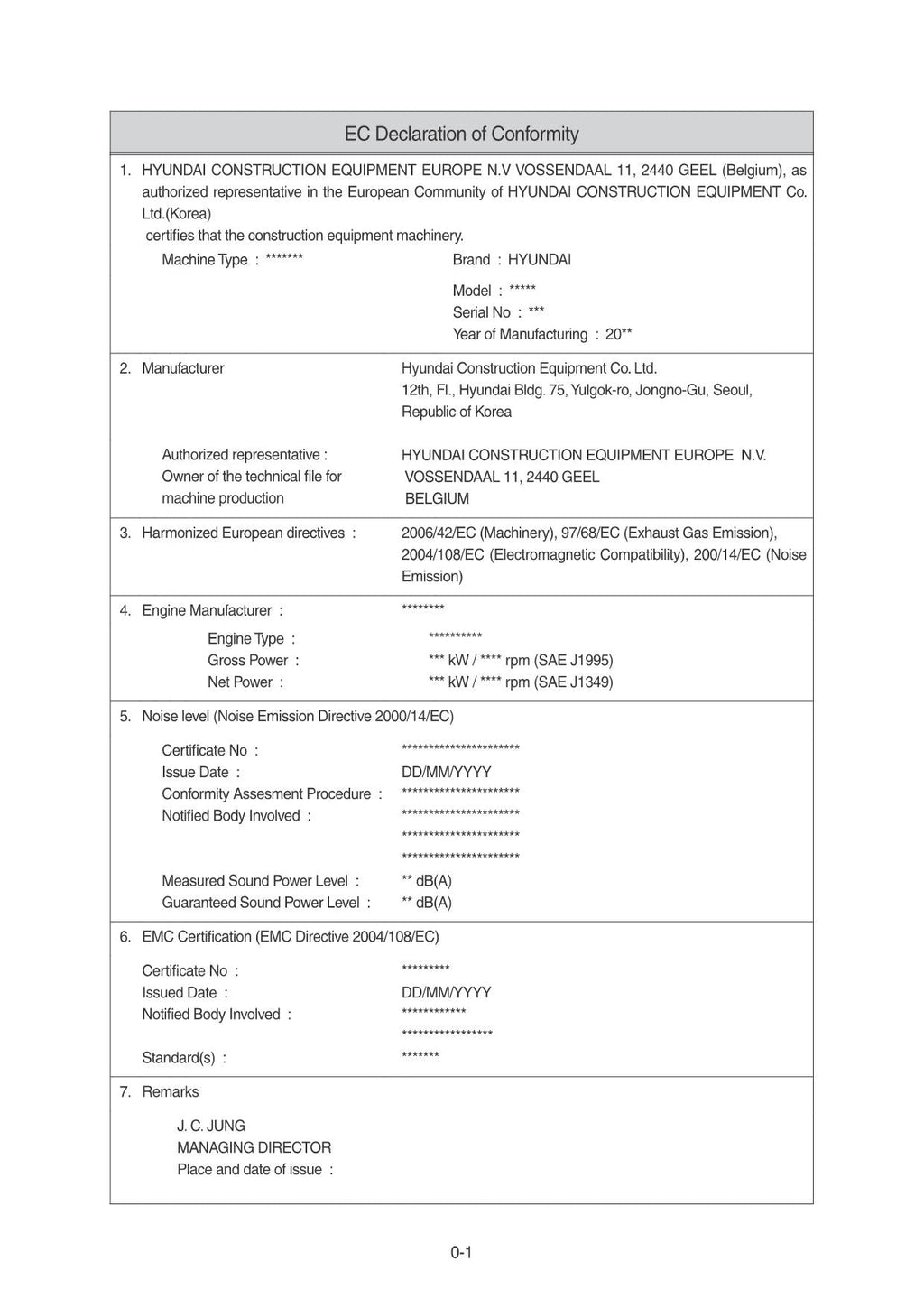 Hyundai HL730-9 WHEEL LOADER Operators Maintenance Manual