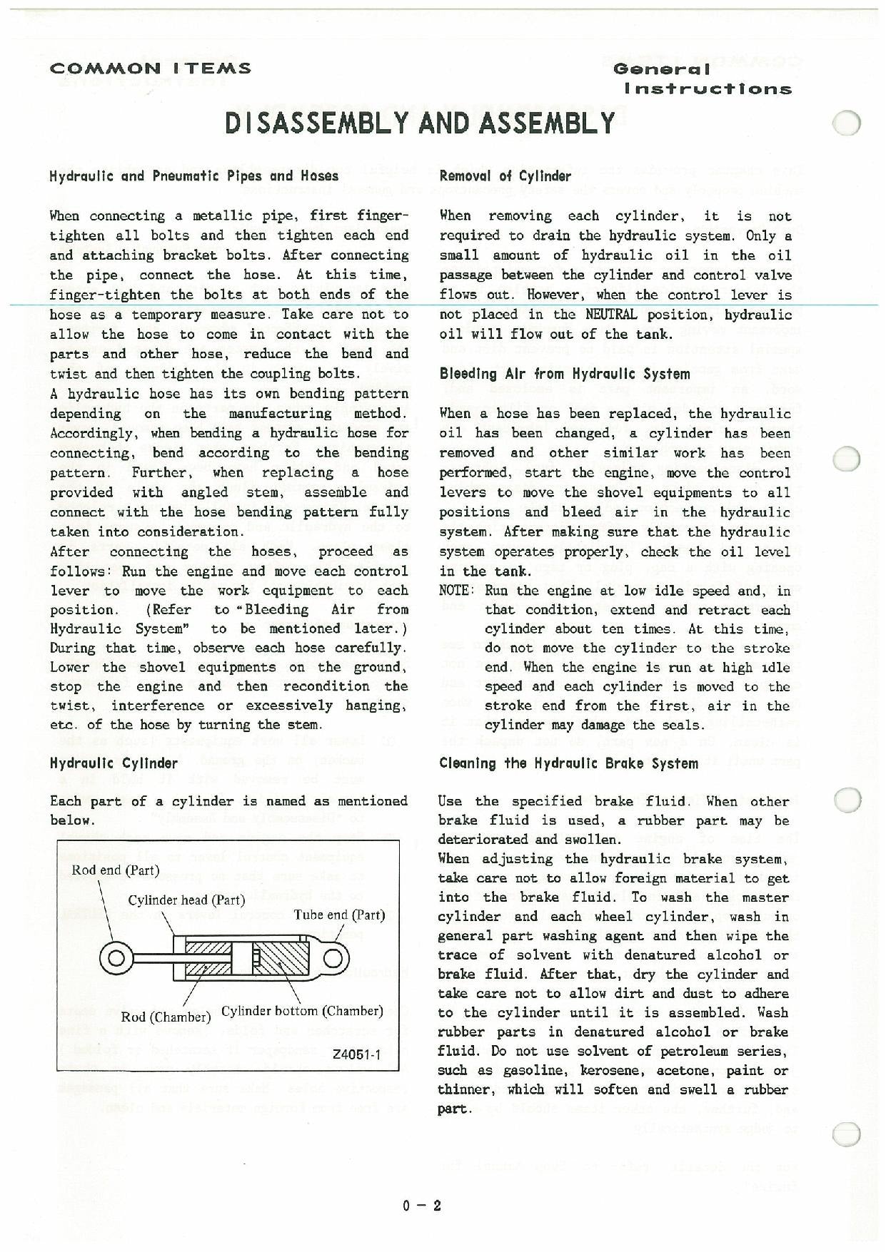 Hitachi FL270-1 Wheel Loader Workshop Manual