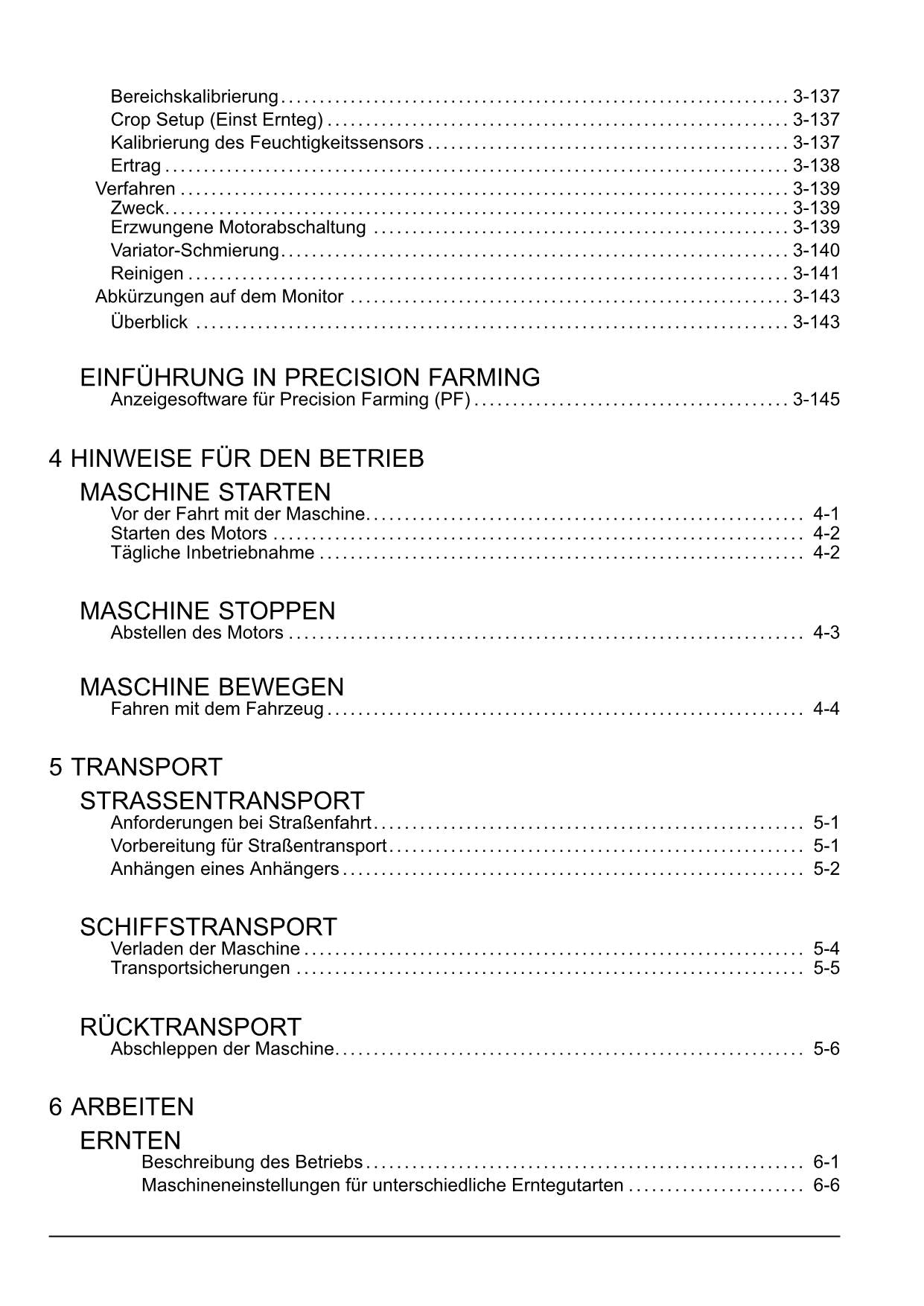 New Holland CX5 90 Hillside Mähdrescher Betriebsanleitung