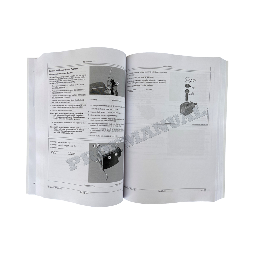 JOHN DEERE X750 X754 X758 TRACTOR REPAIR SERVICE TECHNICAL MANUAL TM122819